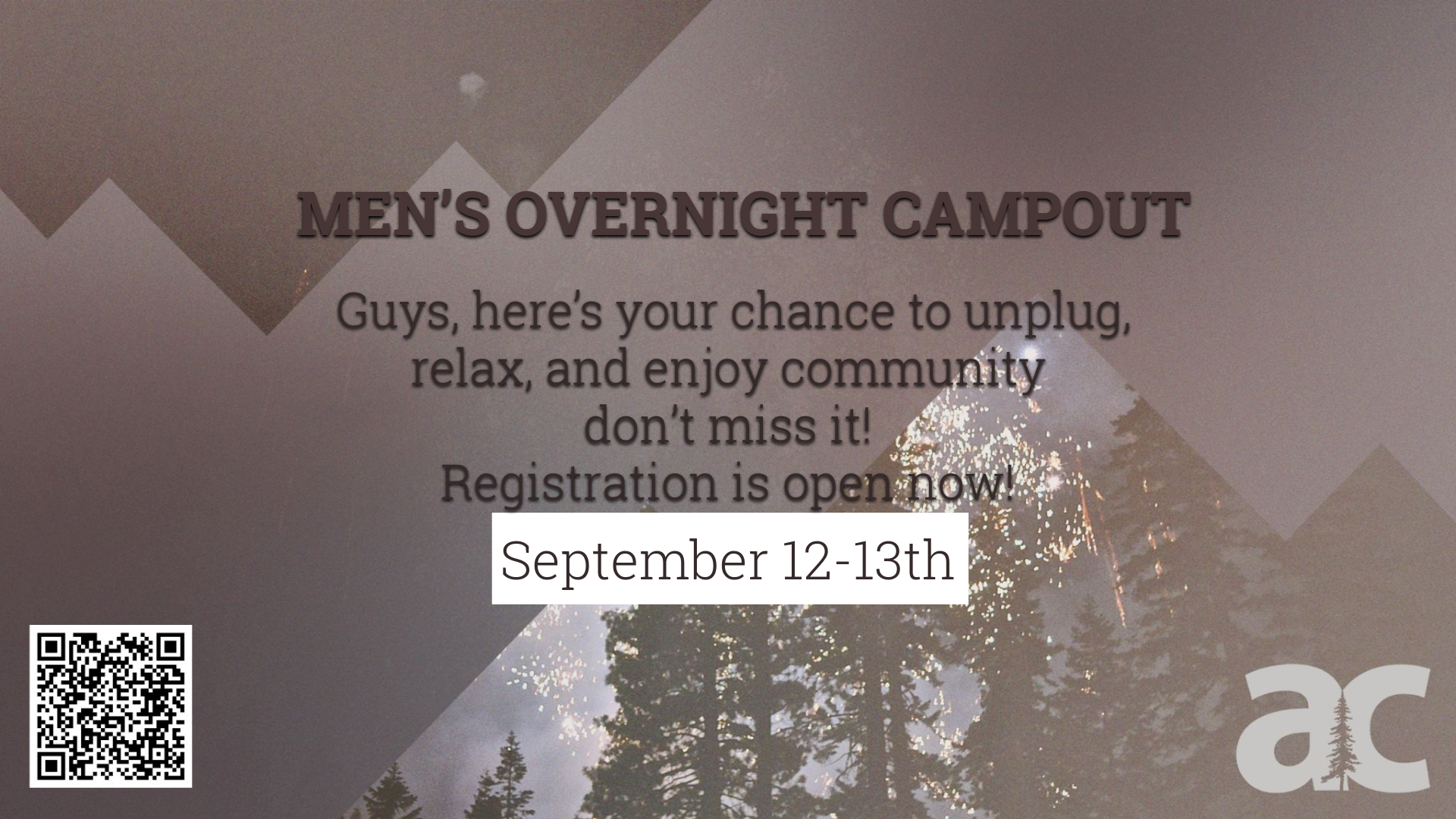 Men's Overnight Campout