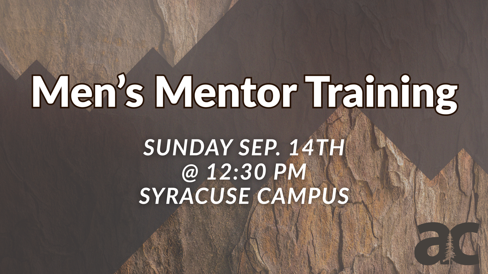 Men's Mentor Training