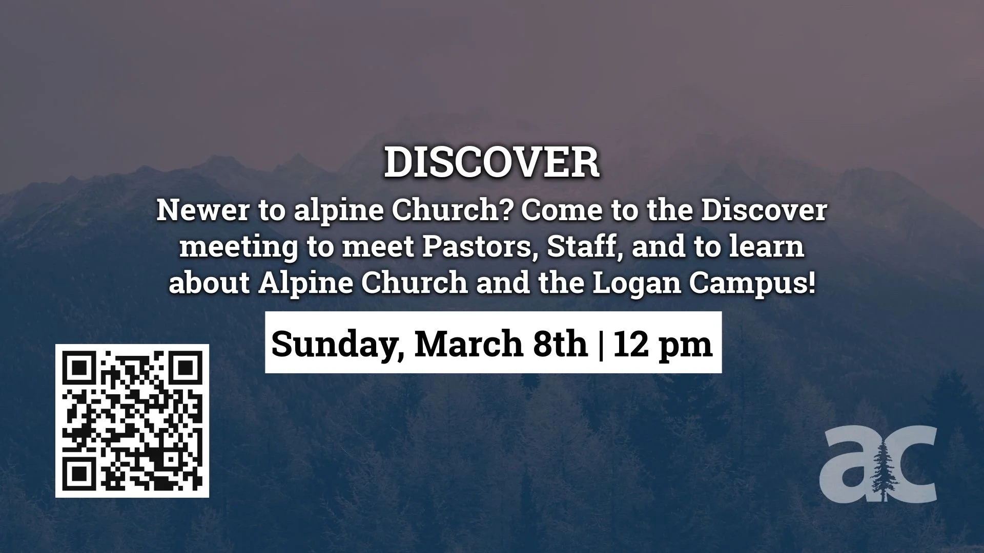 Discover - Alpine Church Logan Campus