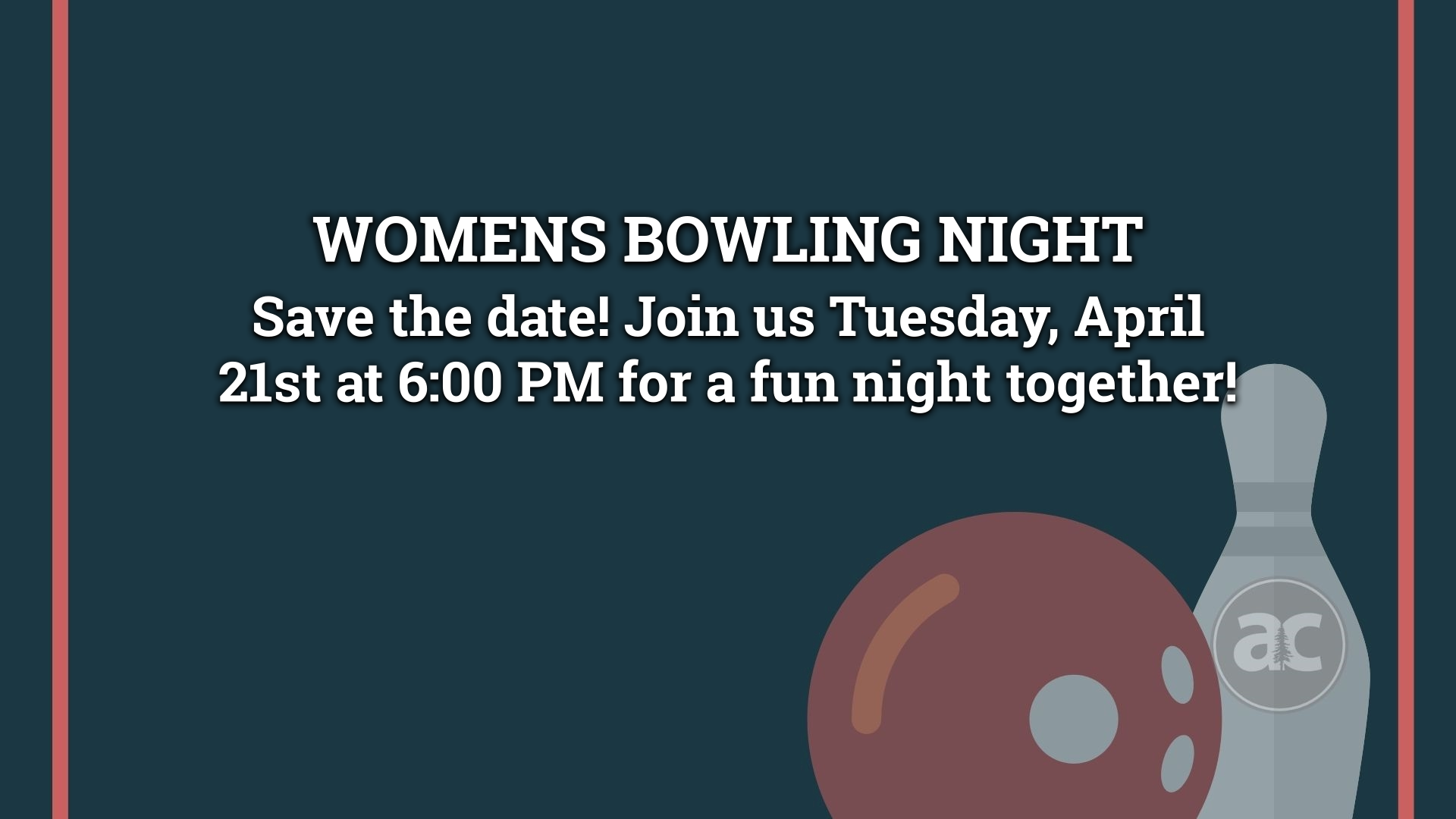 Spring Women's Bowling Night