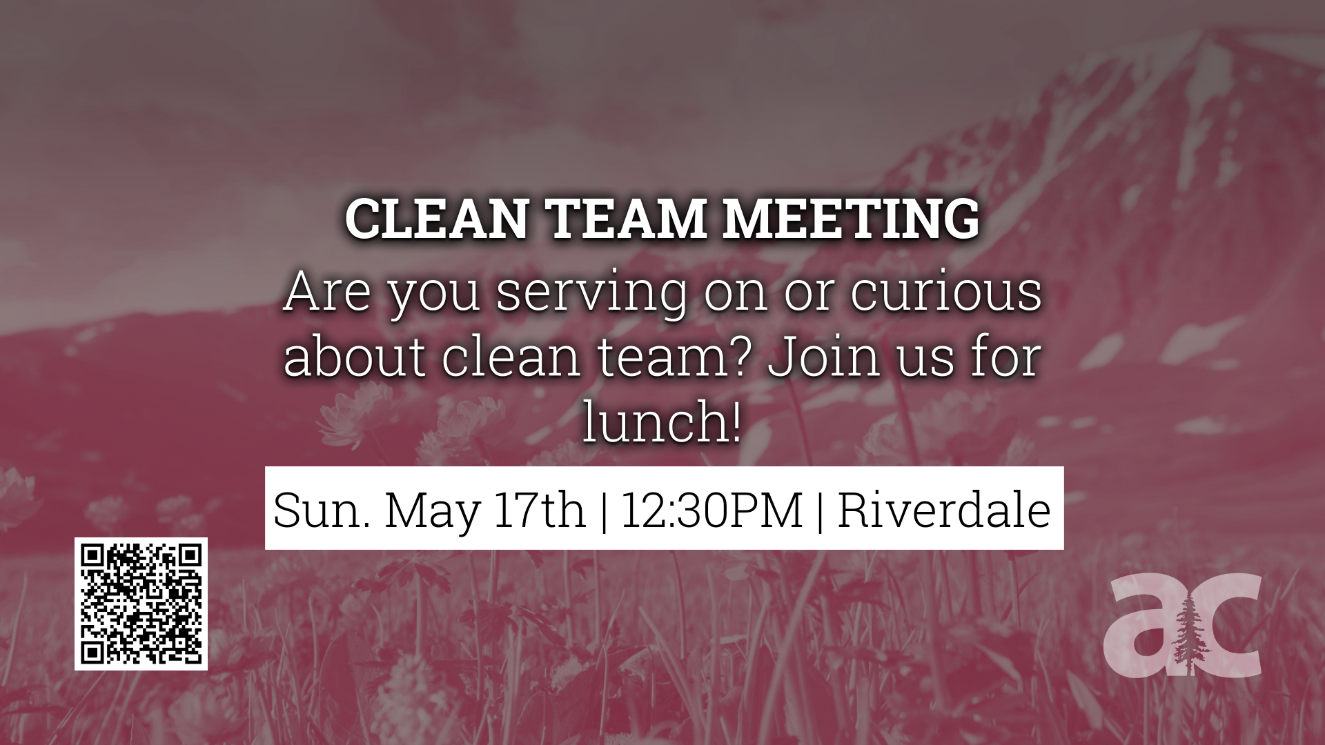 Riverdale Clean Team Meeting