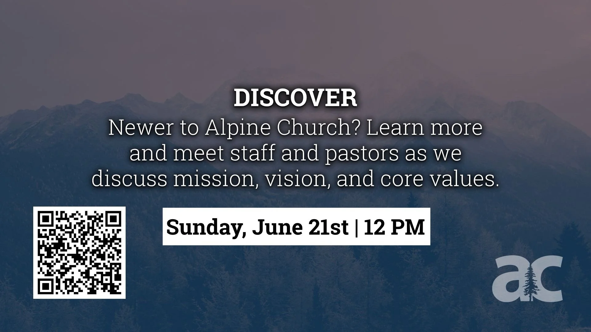 Discover - Alpine Church Logan Campus