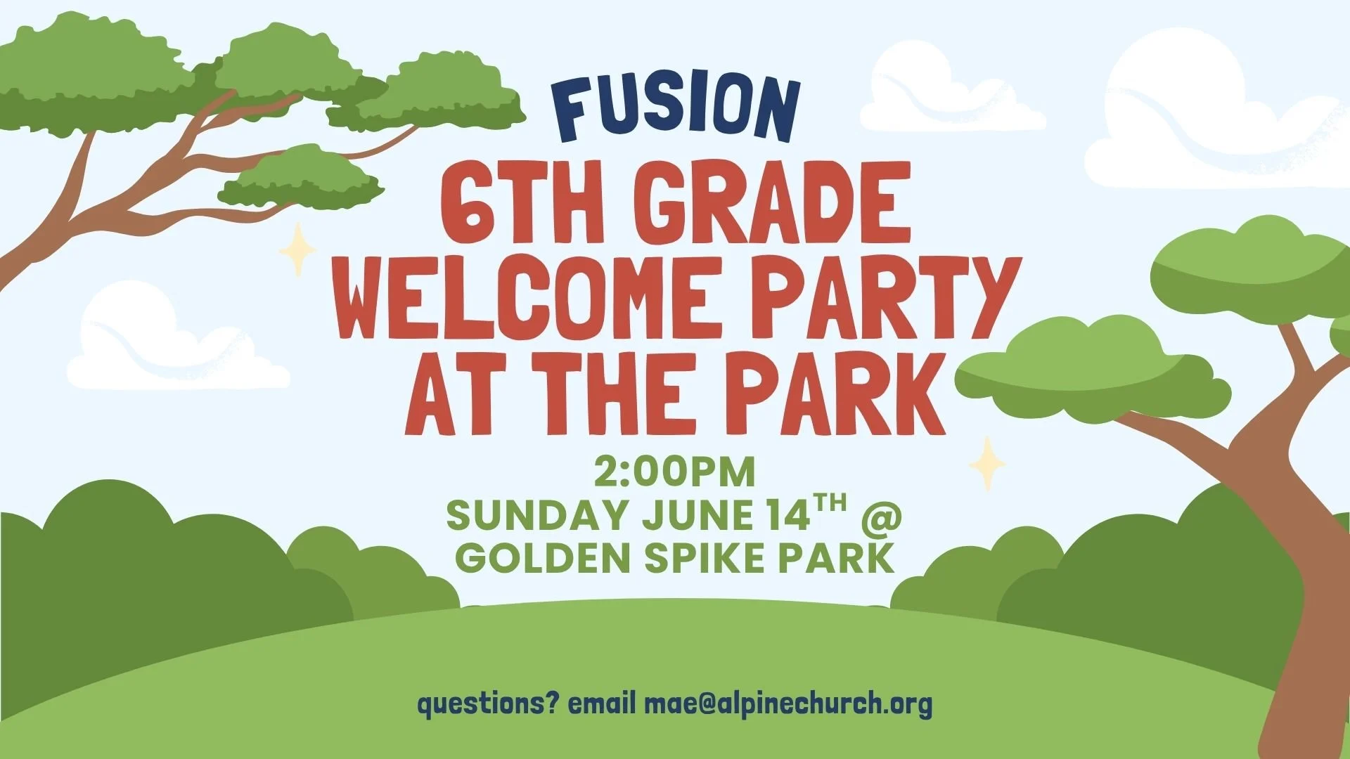 6th Grade Fusion Welcome Party
