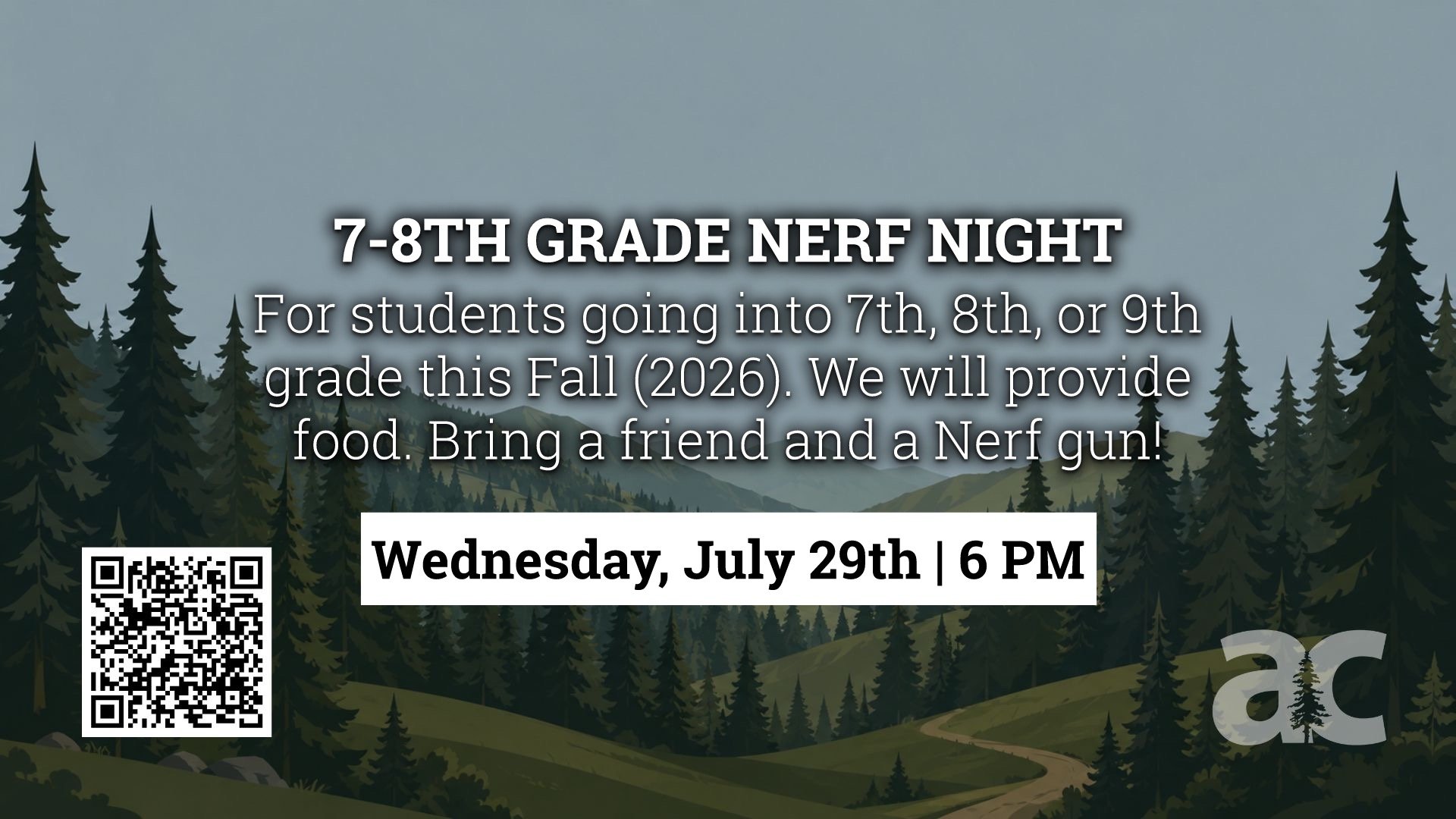 7-8th Grade Nerf Night