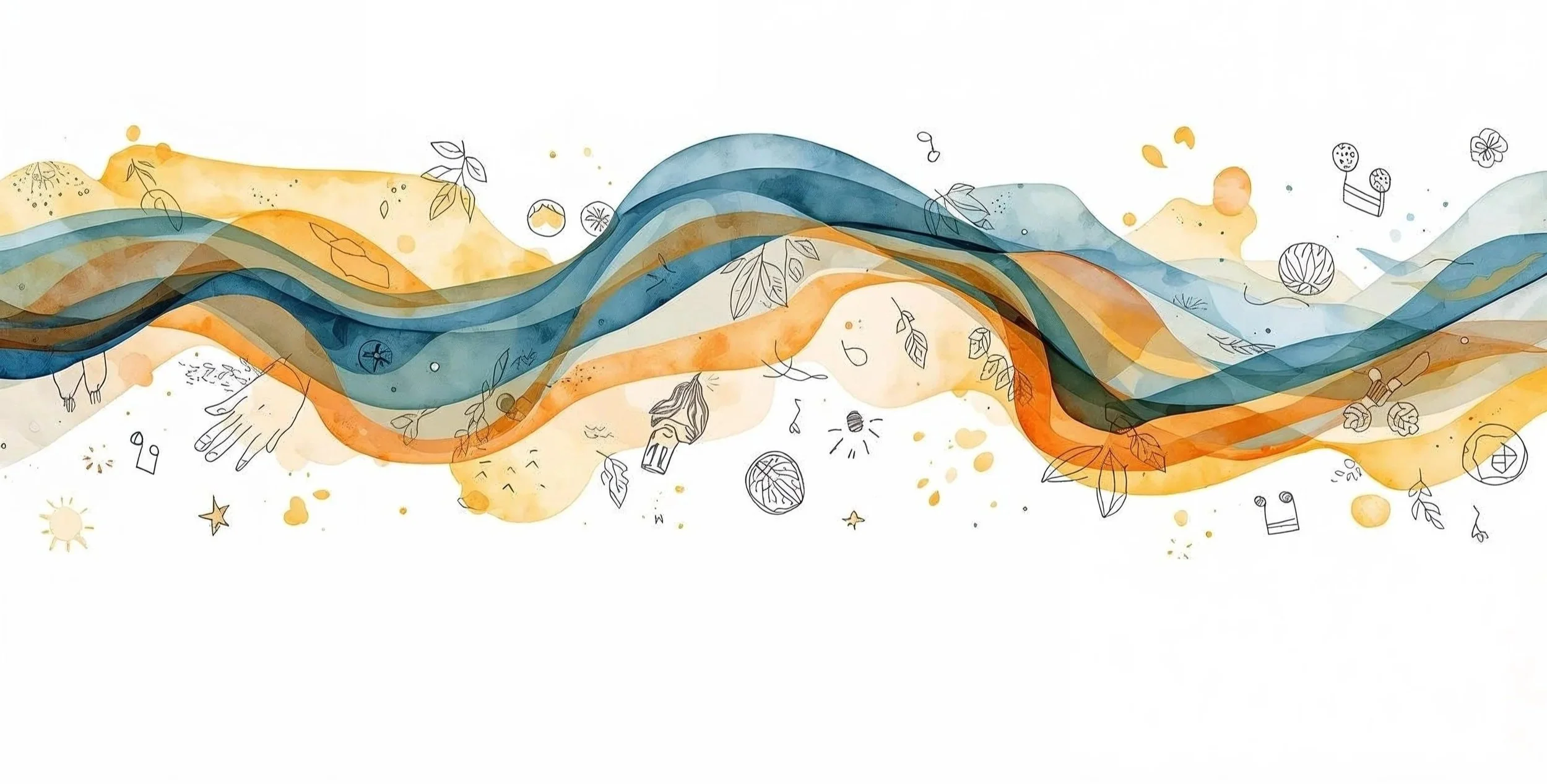 Full-width abstract illustrated banner, inspired by flowing watercolor waves and layered ink textures, continuous organic movement across the entire canvas with no empty focal center, harmonious composition fro (1).jpg