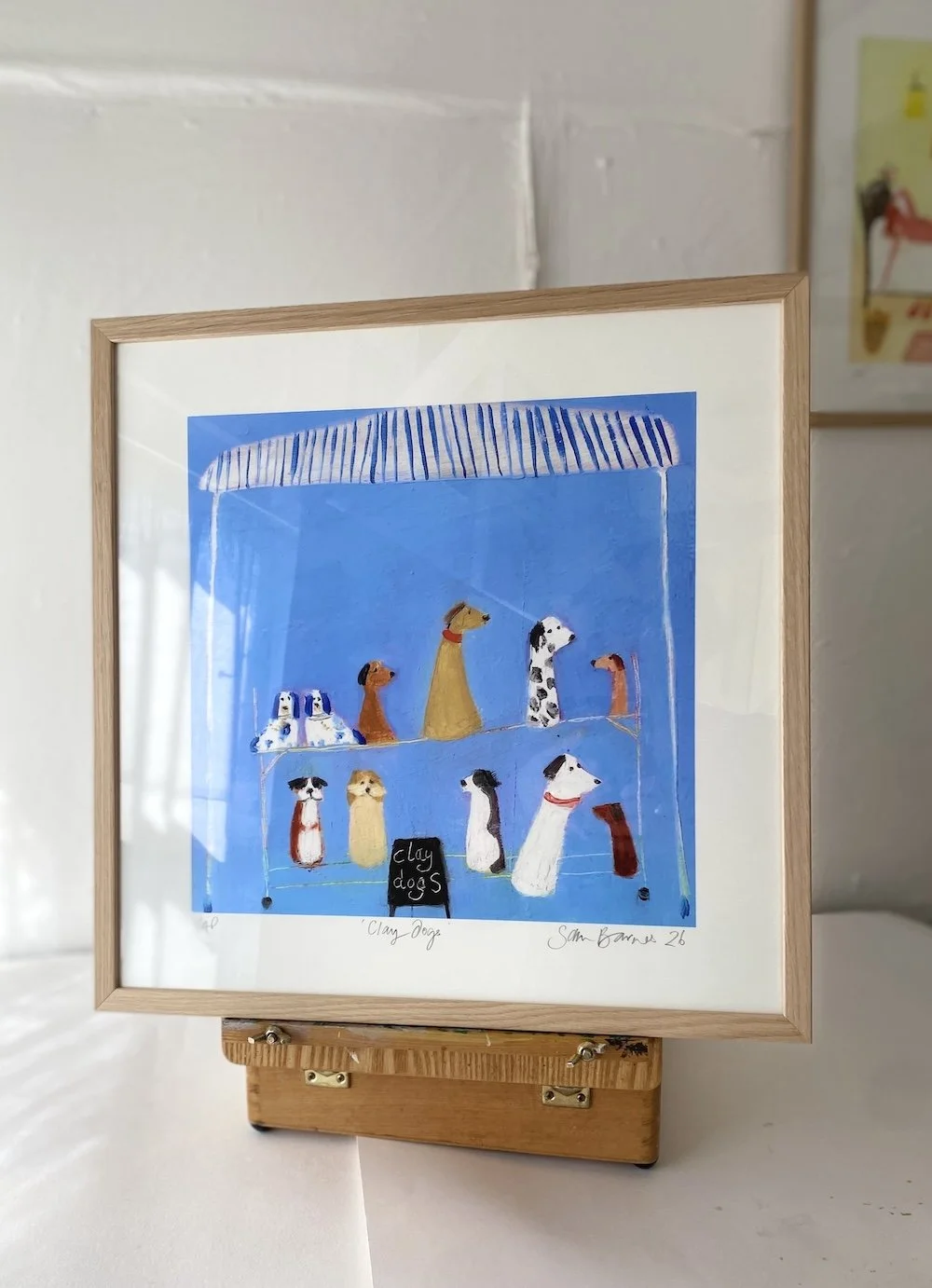 'Clay Dogs'. Limited Edition Print by Samantha Barnes 2 copy.JPG