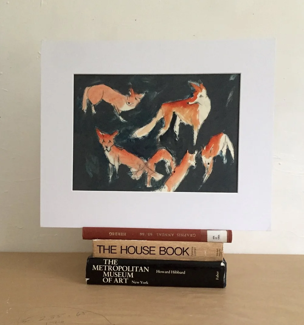 Night+Foxes+Printed+Painting+by+Samantha+Barnes+Animal+Artist+4.jpg,
