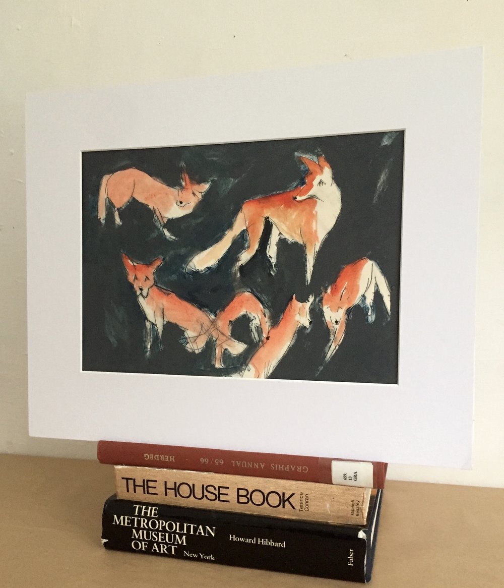 Night+Foxes+Printed+Painting+by+Samantha+Barnes+Animal+Artist+2.jpg,