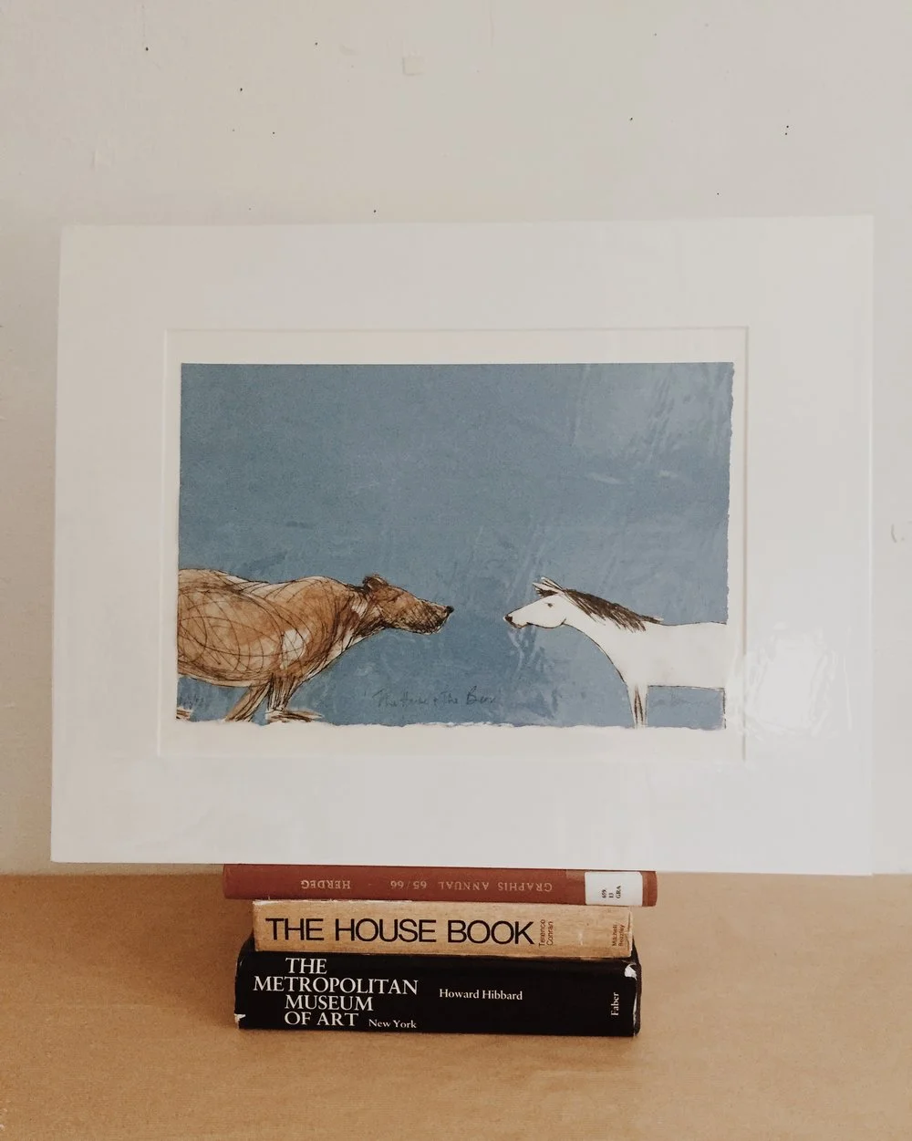 The+Bear+%26+The+Horse+Printed+Painting+by+Samantha+Barnes+Animal+Artist.jpg
