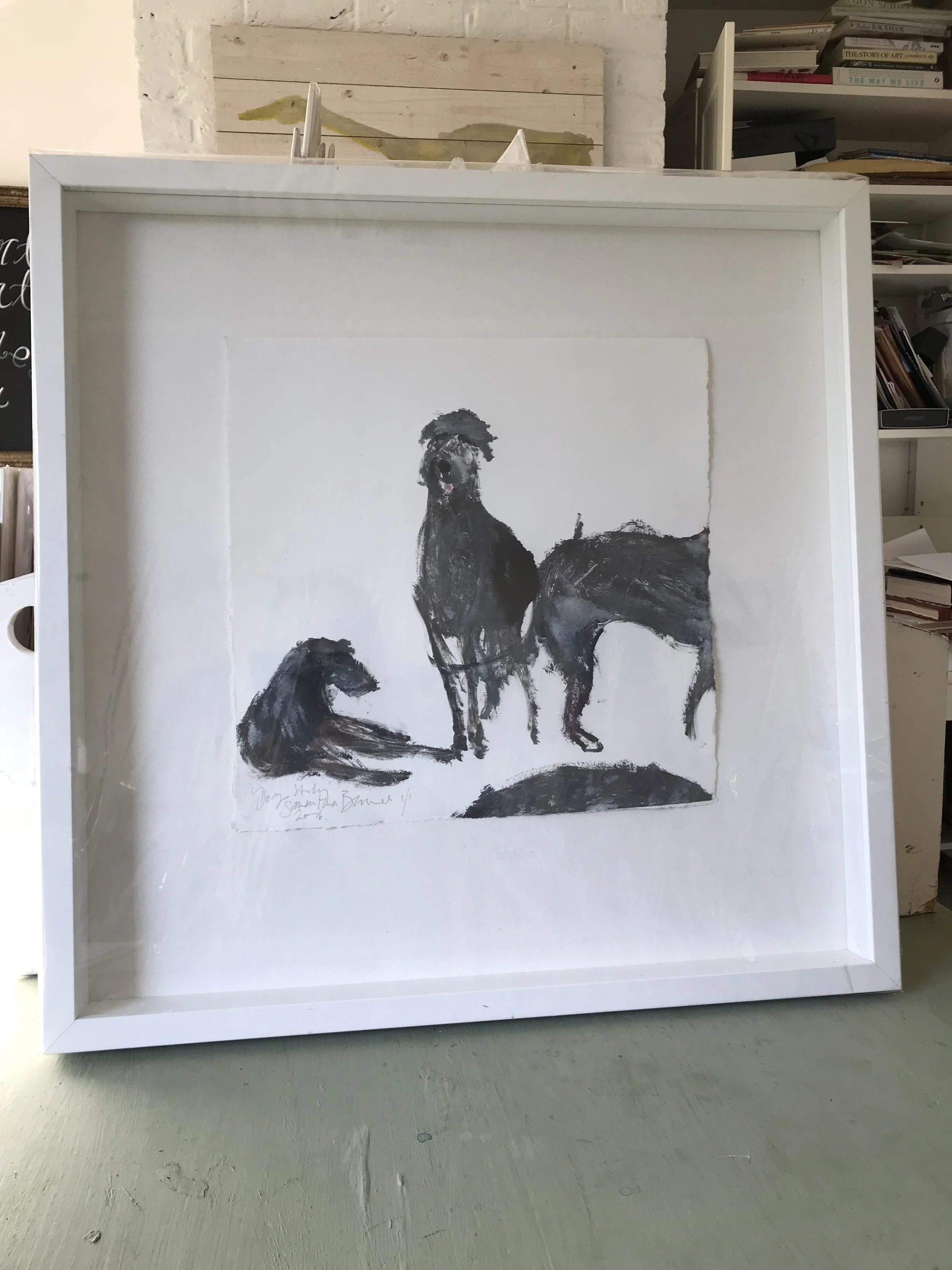 'Dog Study'  Printed Painting