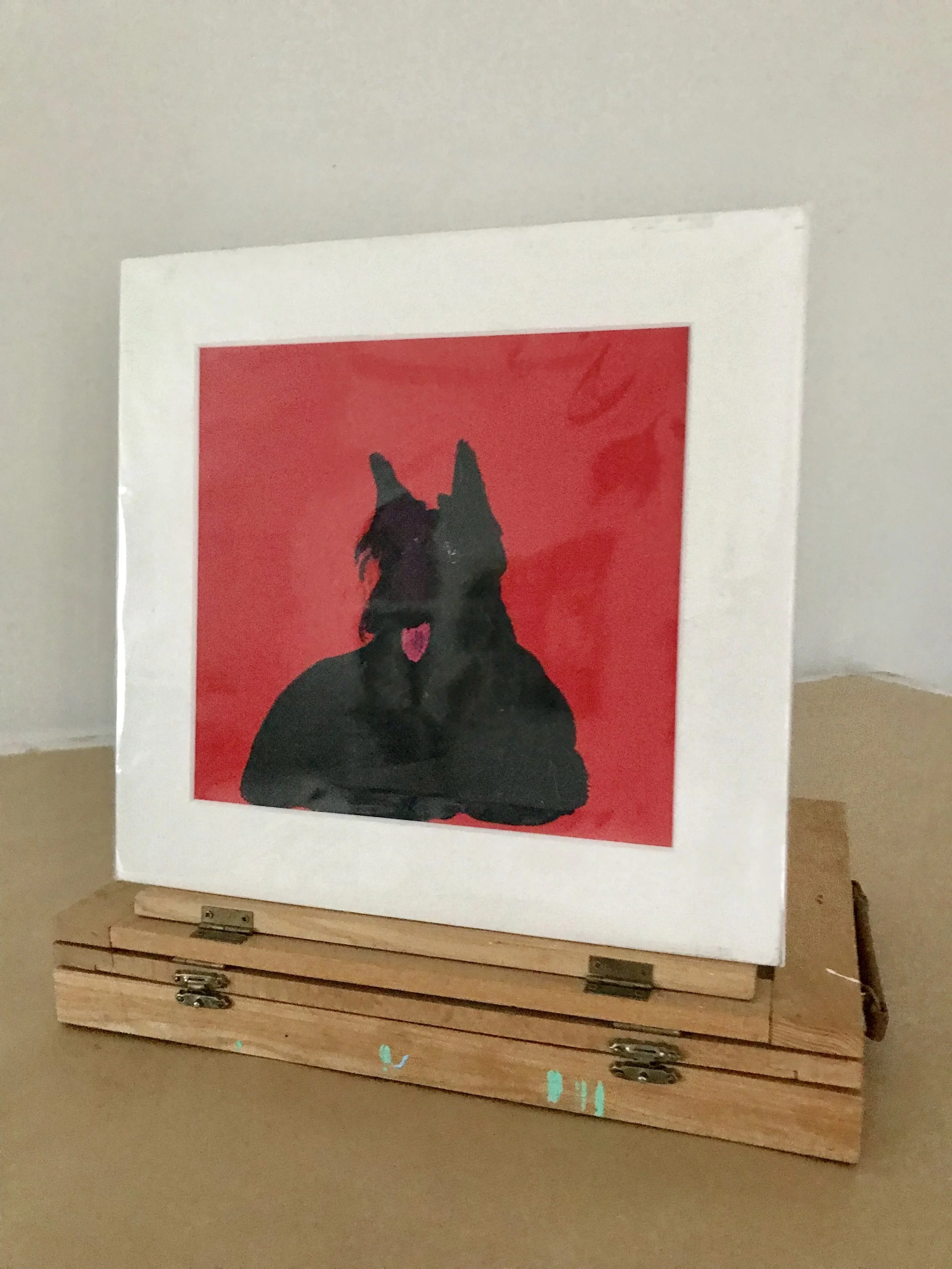'Scotty' (On Red)  Open Edition Print