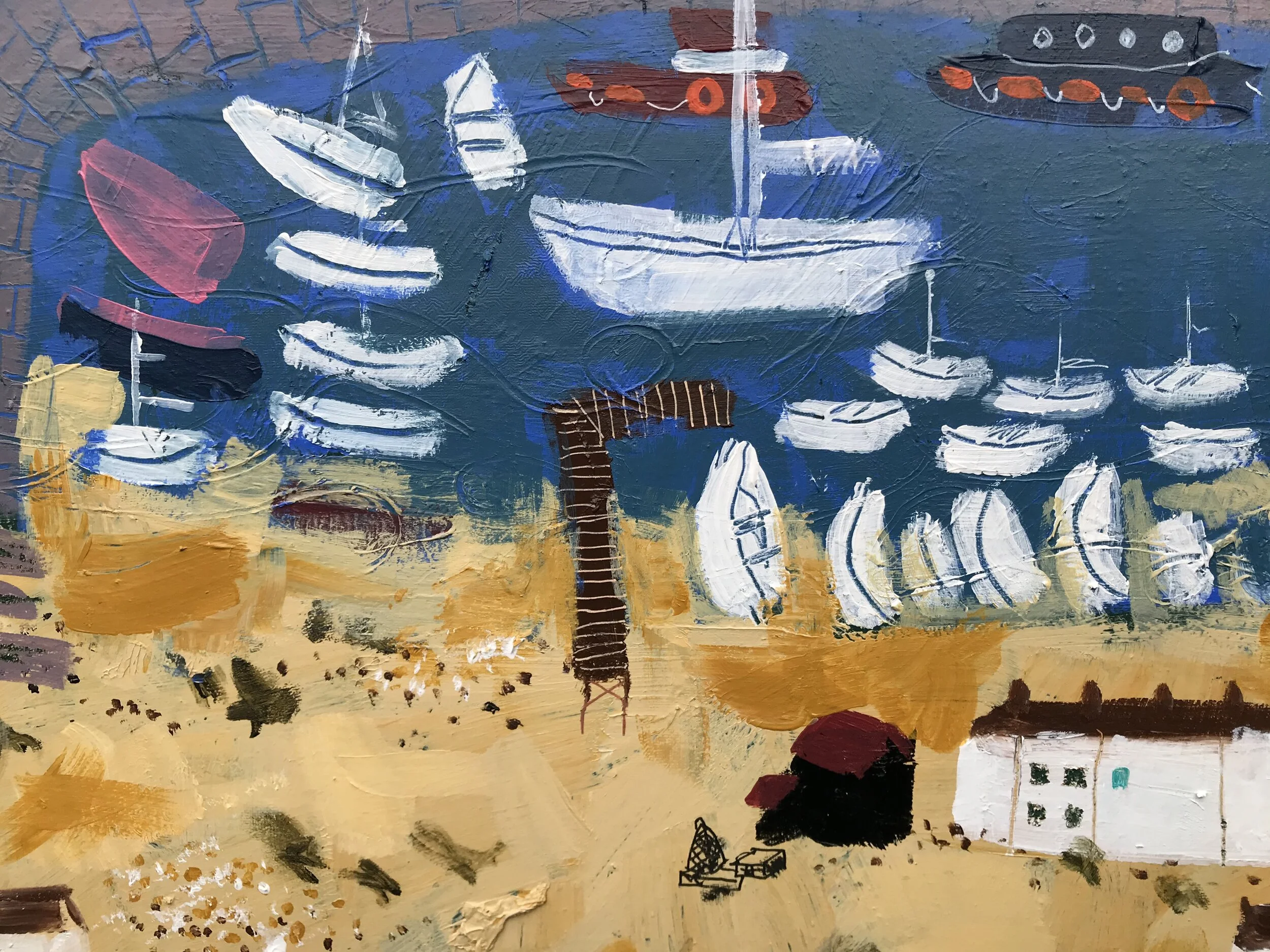 'Coastal Retreat'  Original Painting on Canvas