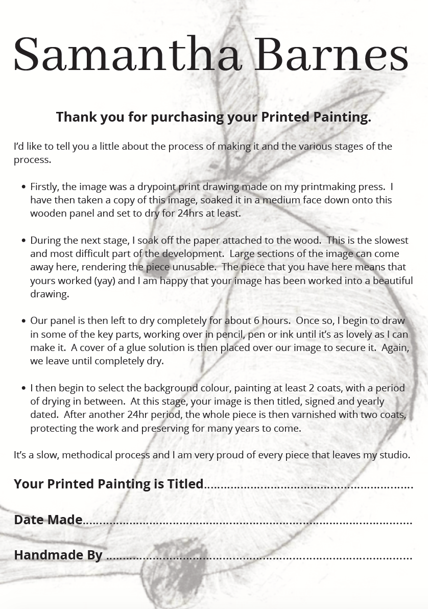 What is a Printed painting?  Certificate.png
