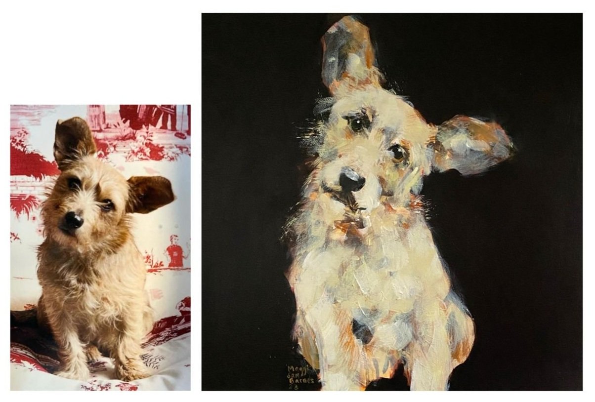 Dog Commission Painting