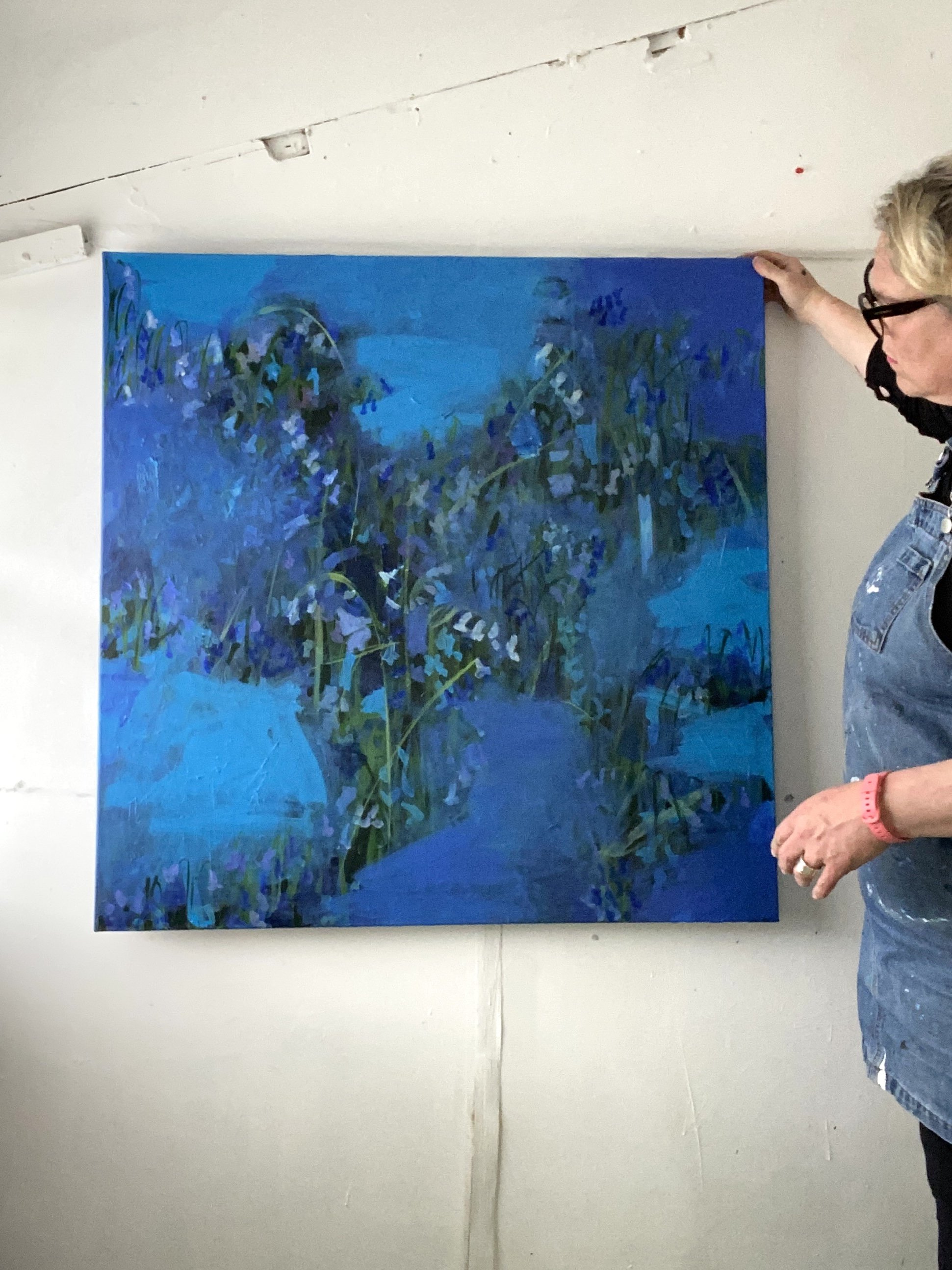 Fairy Flowers (Bluebells) Original Painting by Samantha Barnes copy.jpg