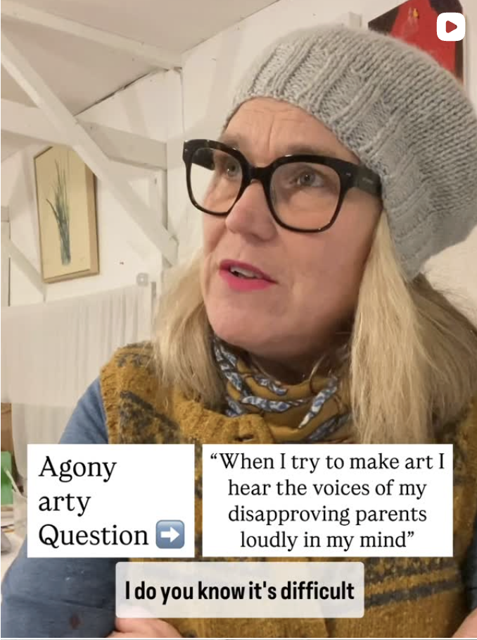 Agony Arty:  Questions asked and answered.