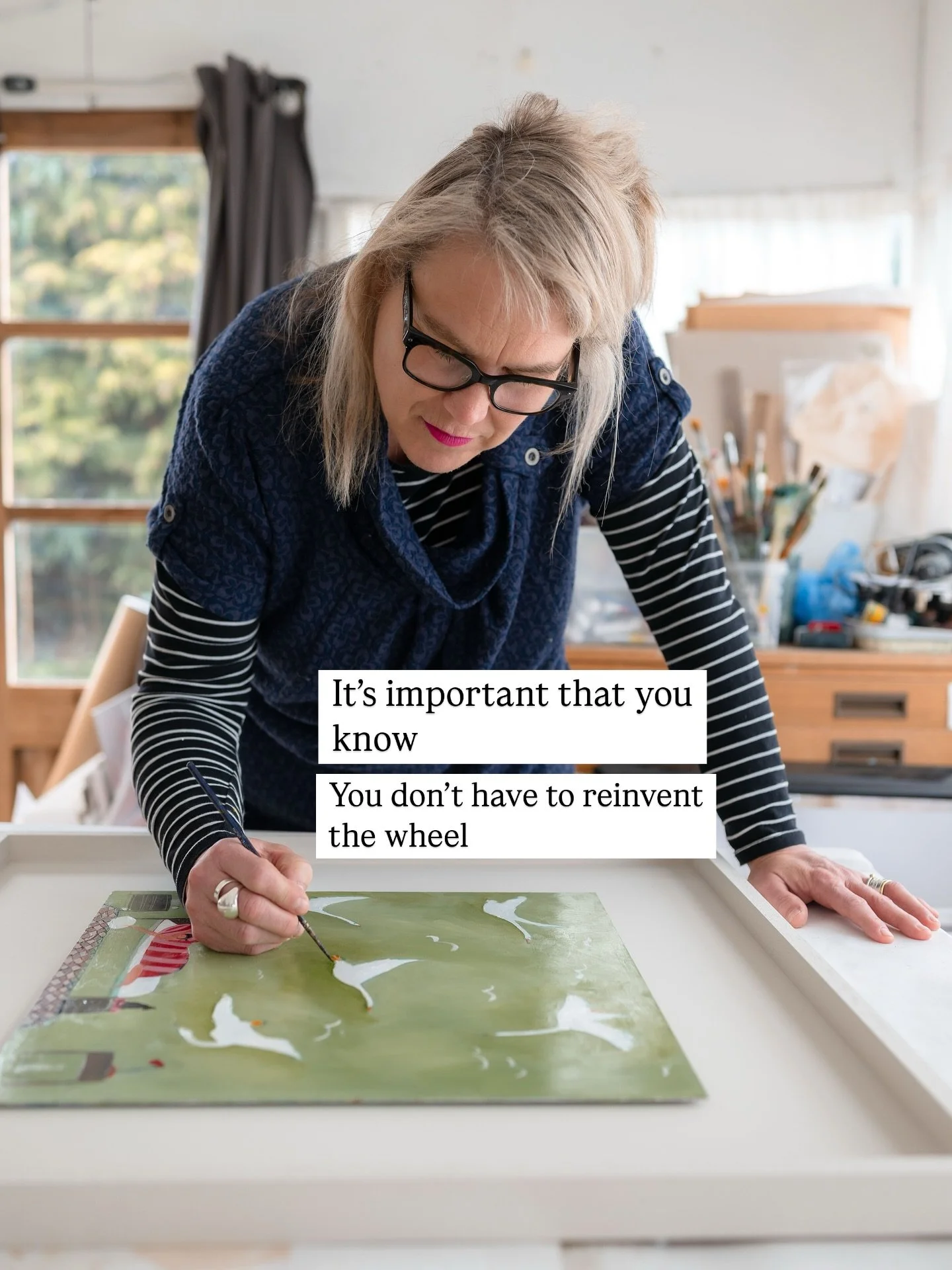 I&rsquo;m telling myself this as much as sharing with you ❤️

My point here is around introducing new art ideas, collections, projects and products to our clients and buyers&hellip;

That which we already sell will lead the way during the transition.