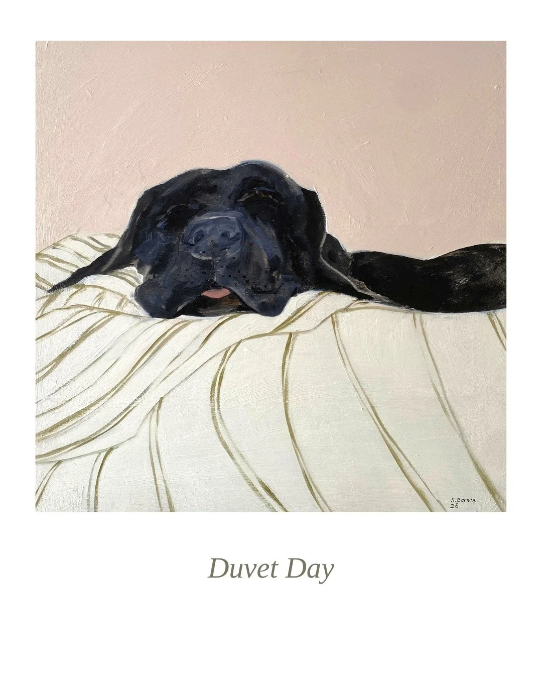 It's all about a Duvet Day 🛌 🐕&zwj;🦺🐾

A day of rest, bed, books, snoozing, pots of tea, rain at the windows (or not), and a big warm snuggly dog by our side ❤️

As I write, Barney, my own dog, is gently snoring away, his tongue just peeping out,