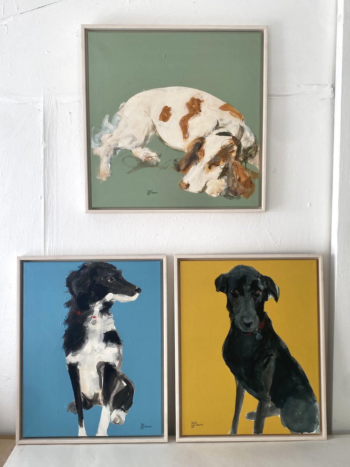 Three Dog Painting Commission by Samantha Barnes Artist.jpeg