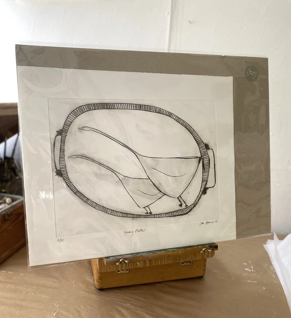 Switching Art Processes Keeps My Hand Light, My Brain Engaged &amp; Just A Teeny Bit Uncomfortable.