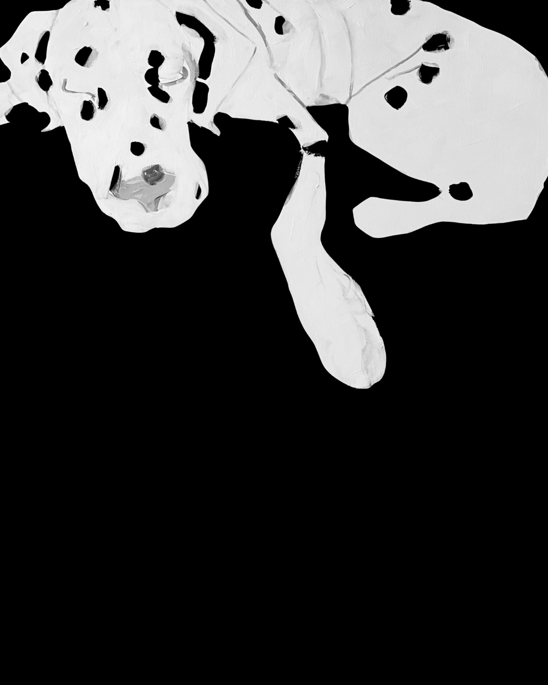 Dalmation Dozing, Original Dog Painting by Samantha Barnes.png