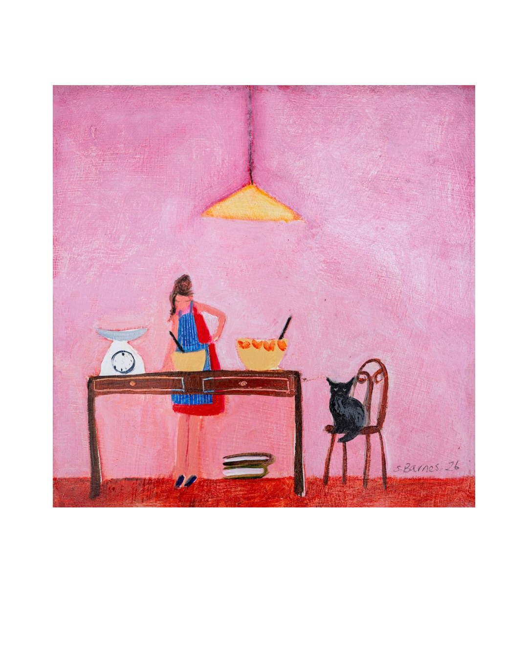 'Calm Caking' Art print by Samantha Barnes Artist.png