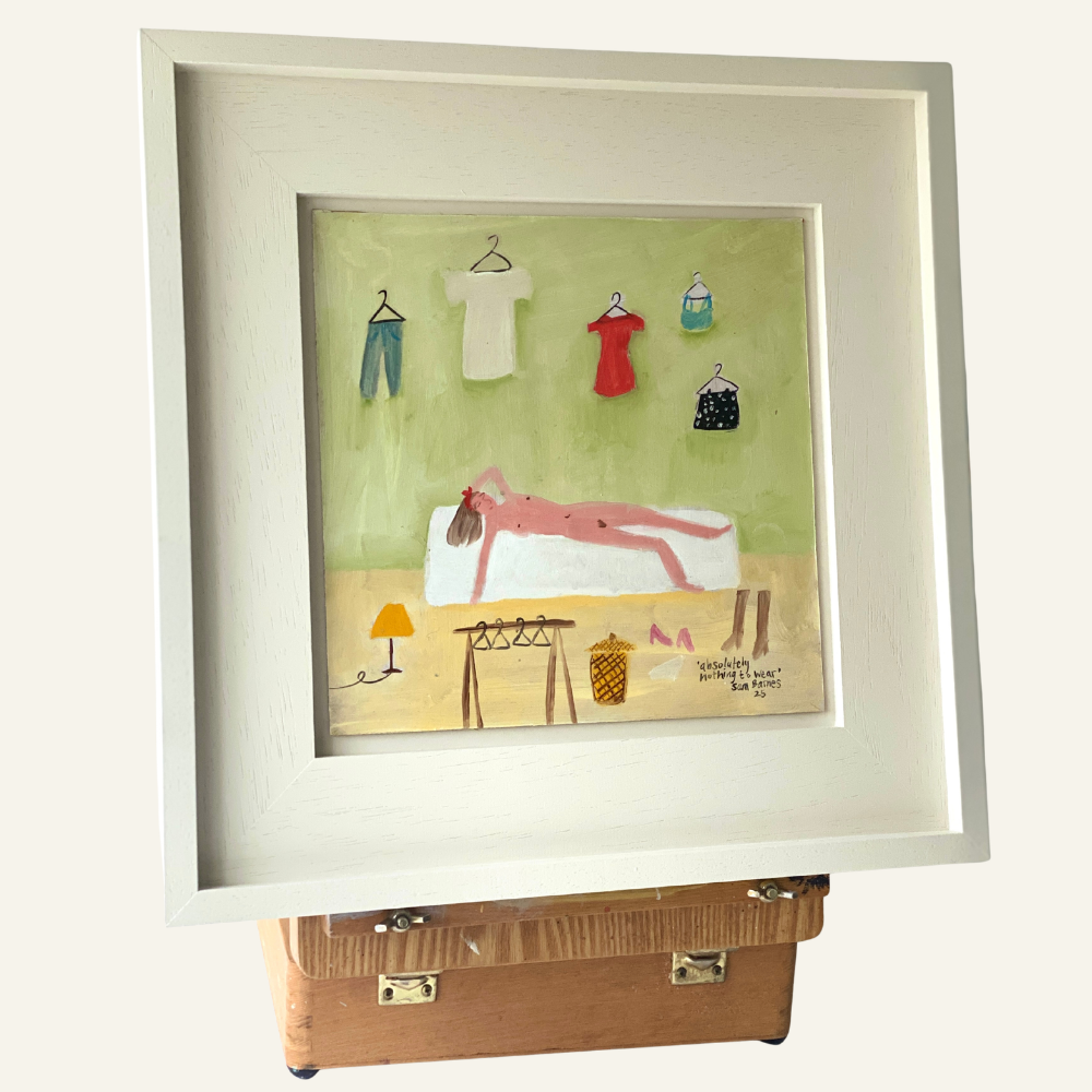 'Absolutely Nothing to Wear' Framed