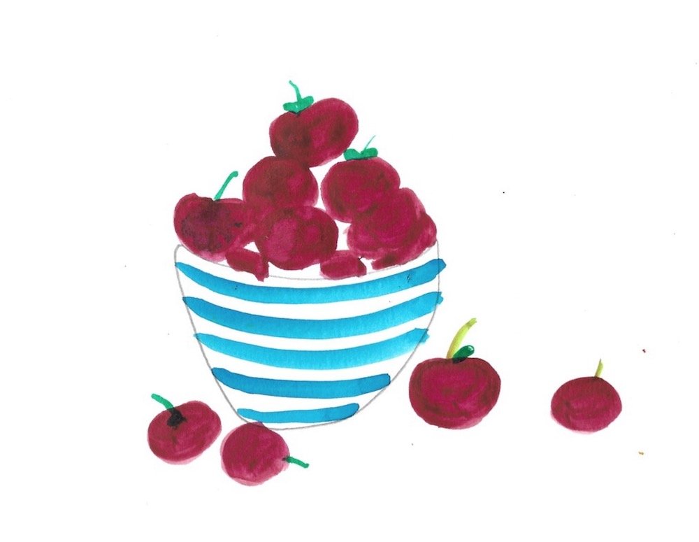 'Eat Like an Artist' Samantha Barnes Bowl of Cherries copy.jpeg