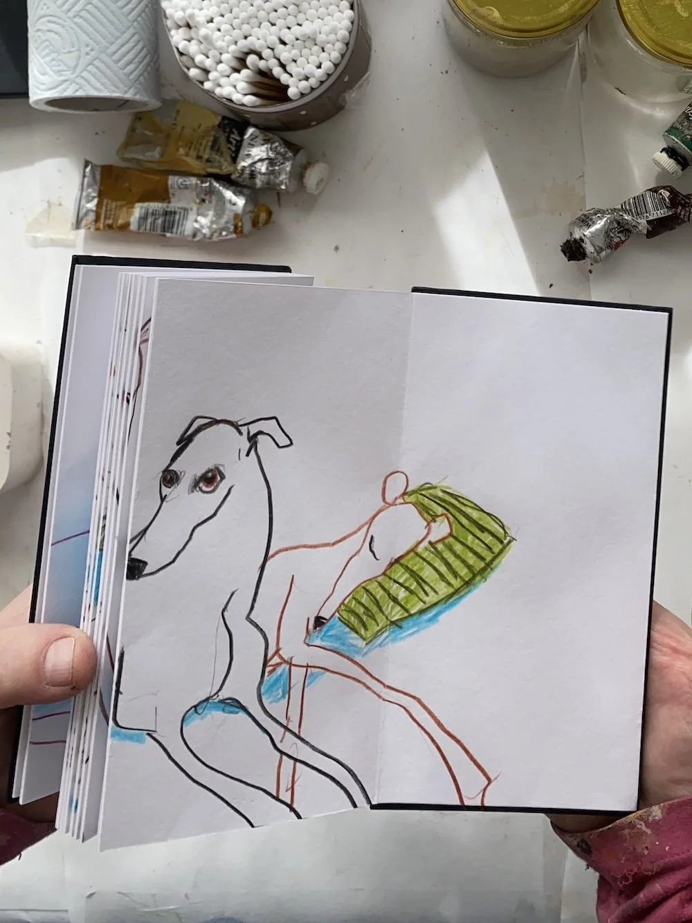 Samantha Barnes 12 dogs sketchbook artist 1.jpg