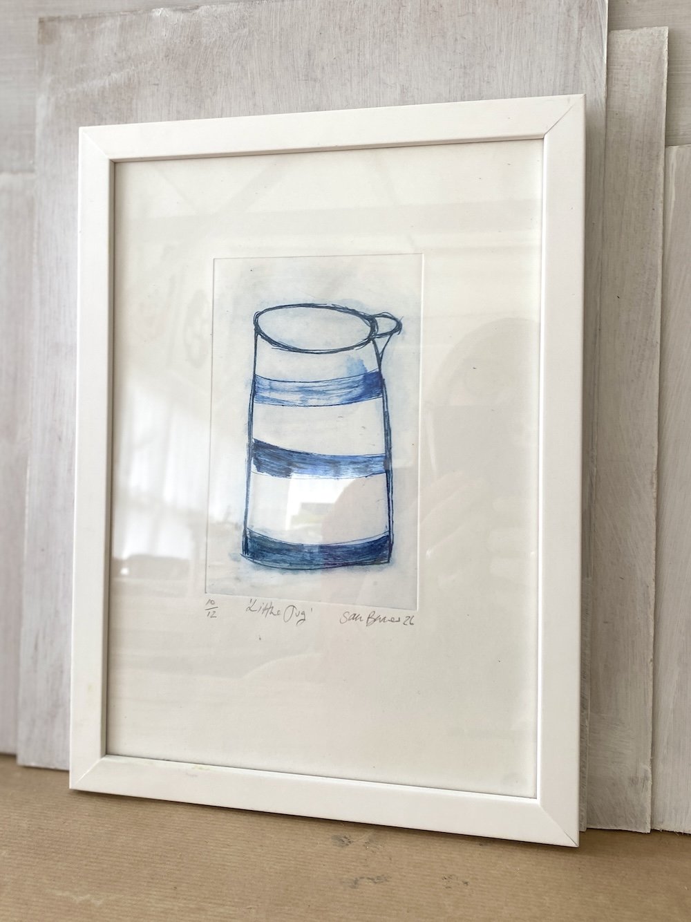 'Little Jug' Original Drypoint Print by Samantha Barnes 10:12.. copy.JPG