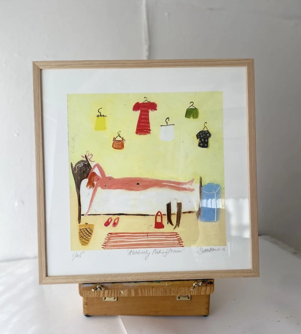 'Absolutely Nothing To Wear'. Limited Edition Print by Samantha Barnes 1 copy.JPG