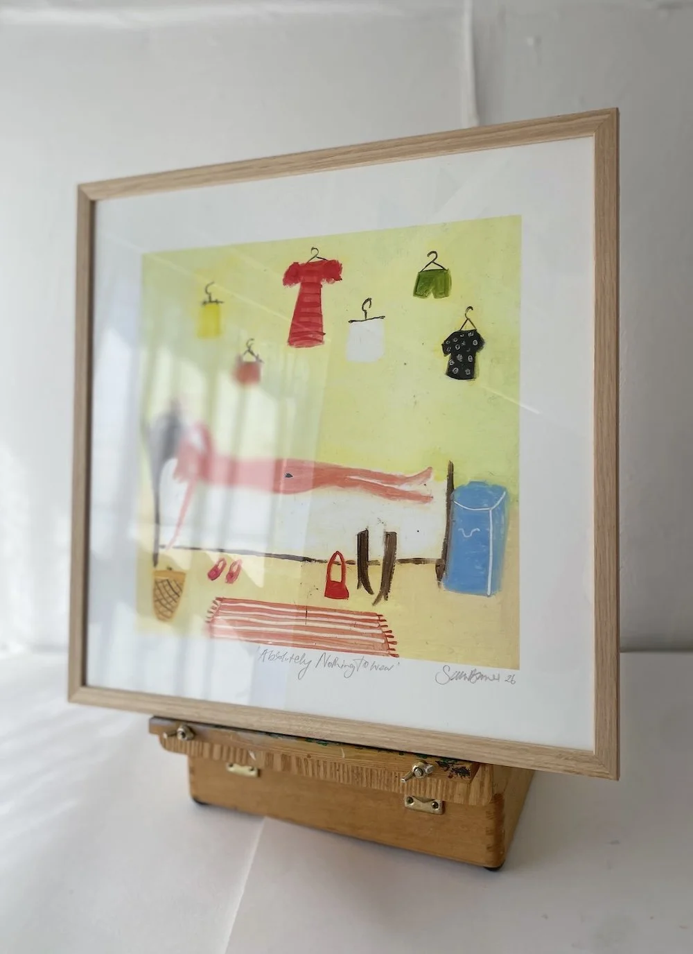 'Absolutely Nothing To Wear'. Limited Edition Print by Samantha Barnes 3 copy.JPG