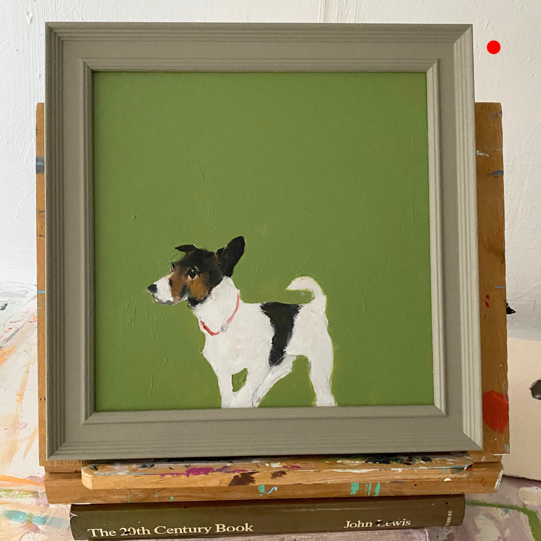 Jack Russell Painting A Dog A Day by Samantha Barnes Artist