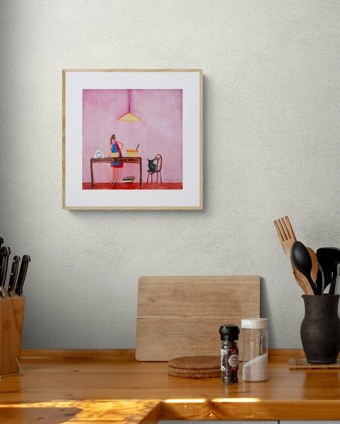 'Calm Caking' Art Print by Samantha Barnes.jpg