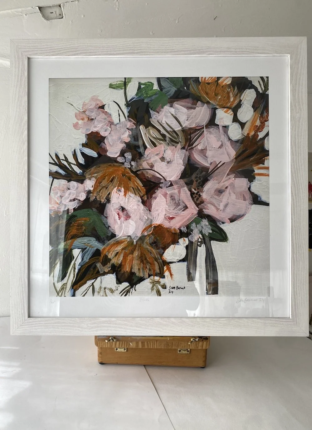 'Blush'. Floral Art Print on Paper by Samantha Barnes copy.JPG