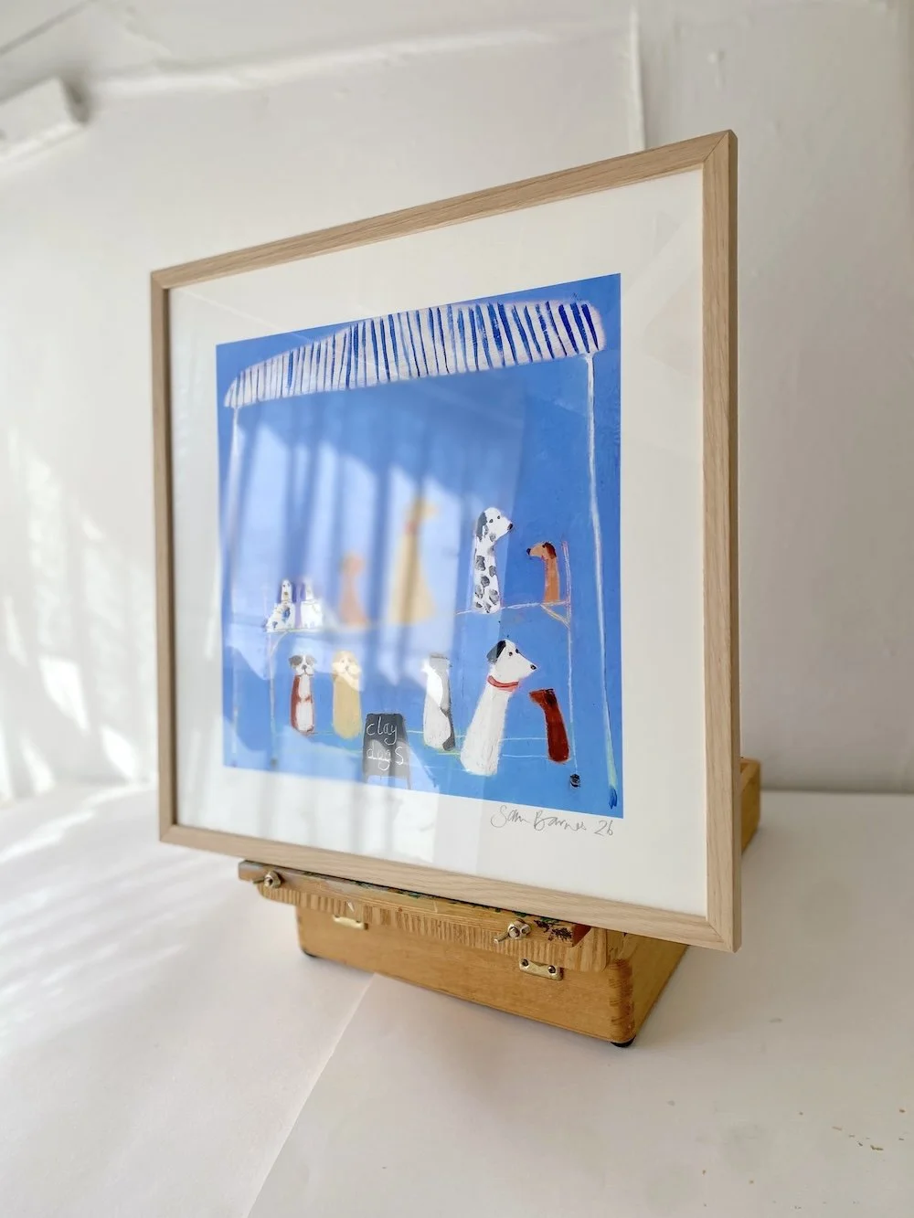 'Clay Dogs'. Limited Edition Print by Samantha Barnes 1 copy.JPG