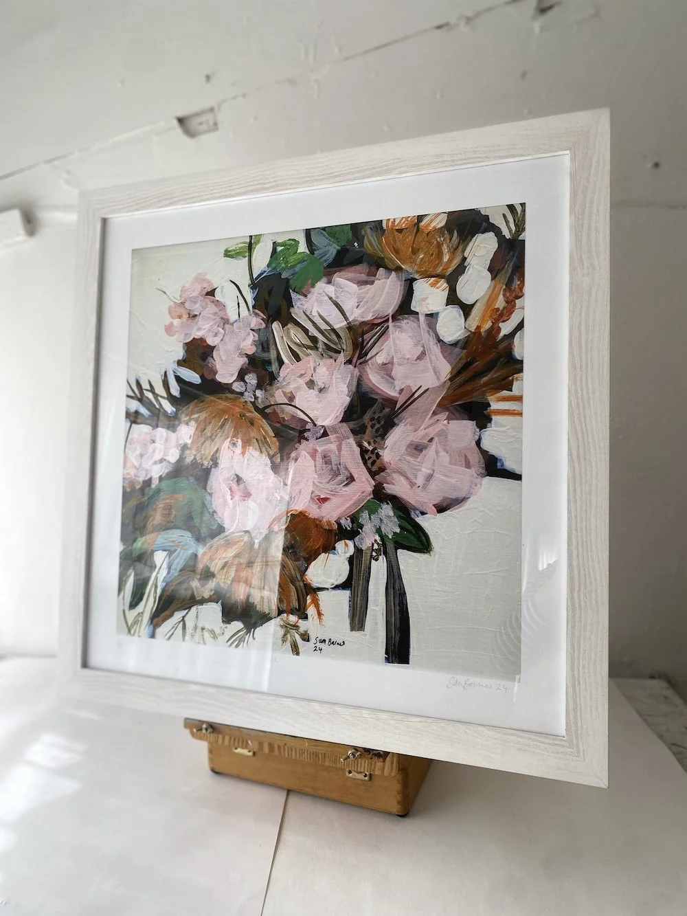 'Blush'. Floral Art Print on Paper by Samantha Barnes 4 copy.JPG