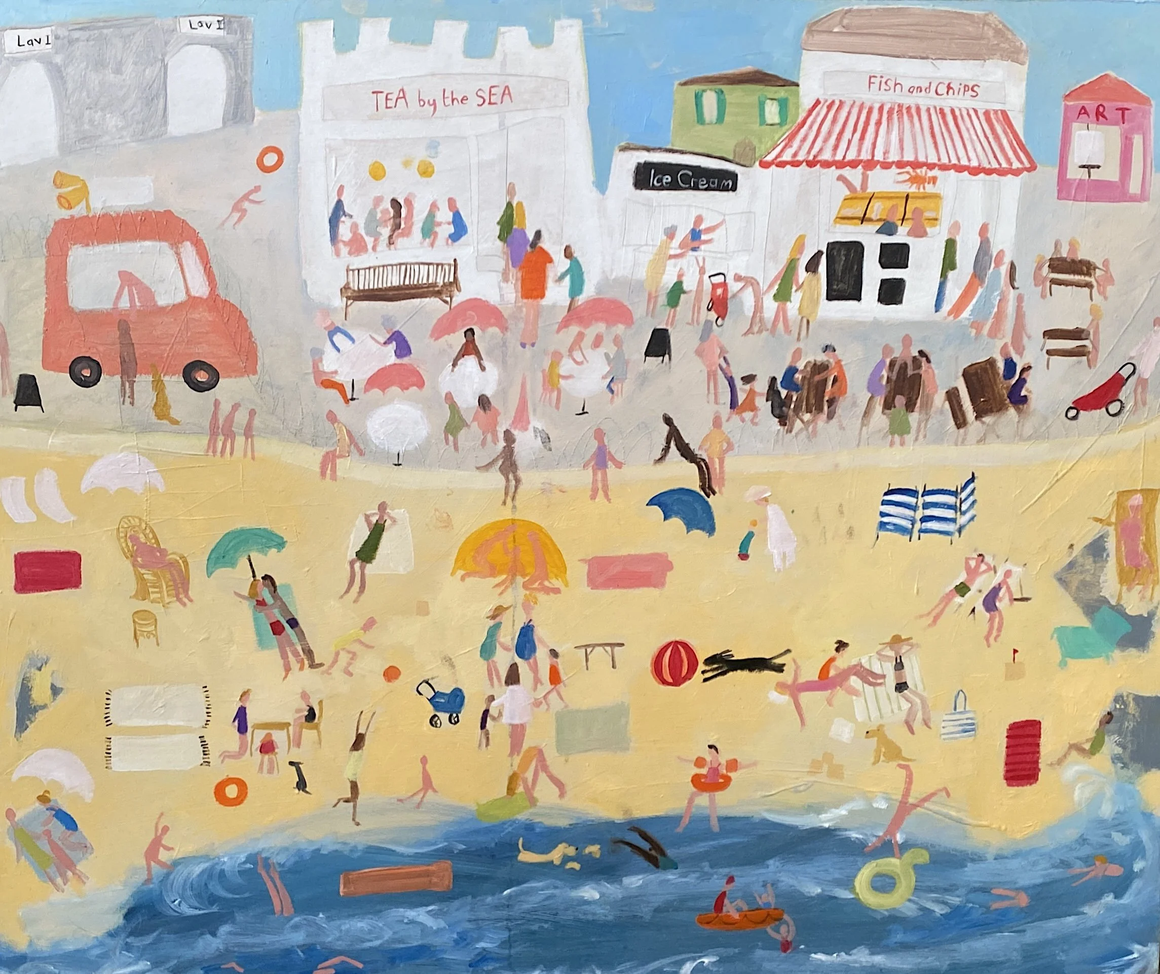 'Untitled as yet'. Work in Progress.  80 x 60cm.  Coming to my website soon