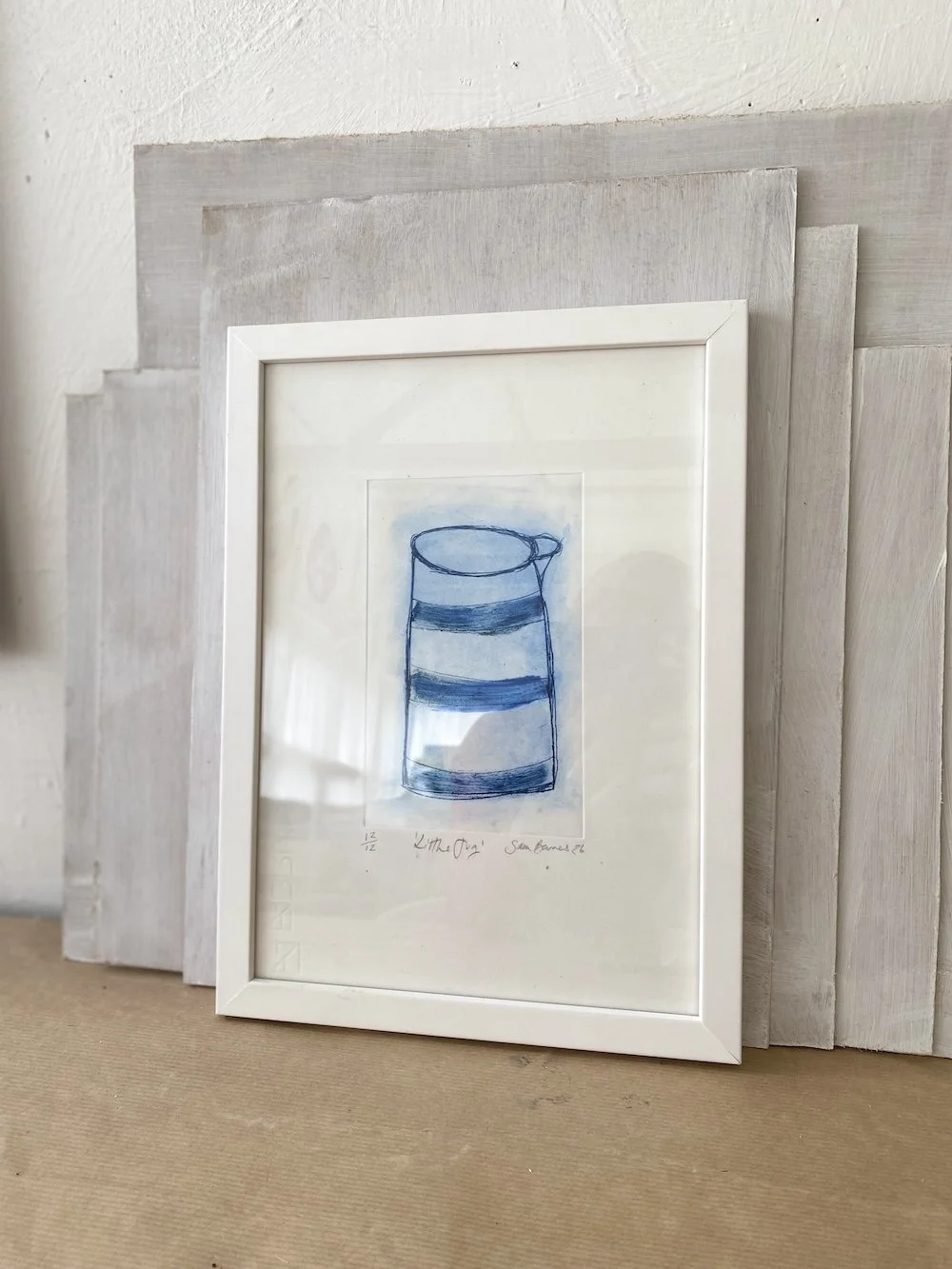 'Little Jug' Original Drypoint Print by Samantha Barnes 3 copy.JPG