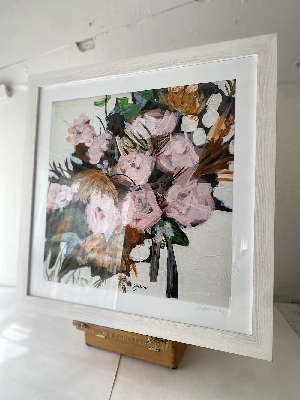 'Blush'. Floral Art Print on Paper by Samantha Barnes 3 copy.JPG