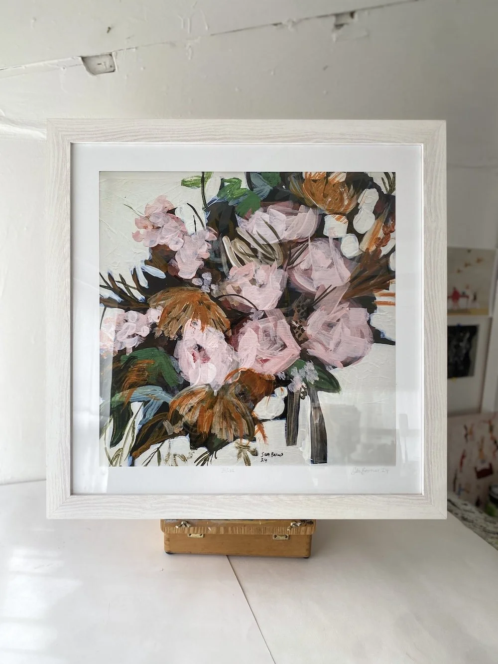 'Blush'. Floral Art Print on Paper by Samantha Barnes 6 copy.JPG