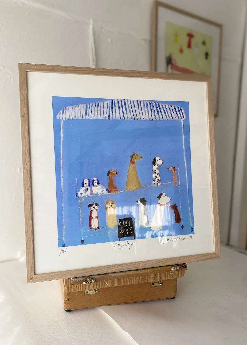 'Clay Dogs'. Limited Edition Print by Samantha Barnes 4 copy.JPG
