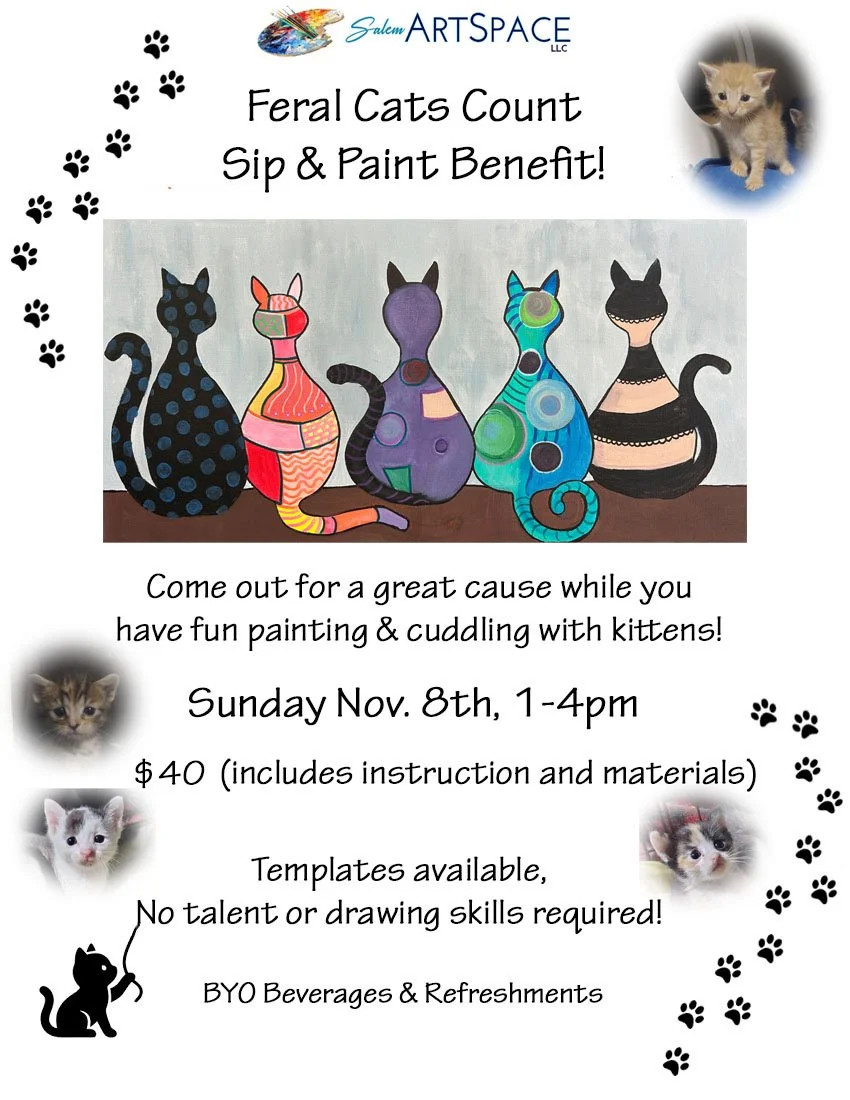 Feral Cats Count Sip & Paint Benefit
