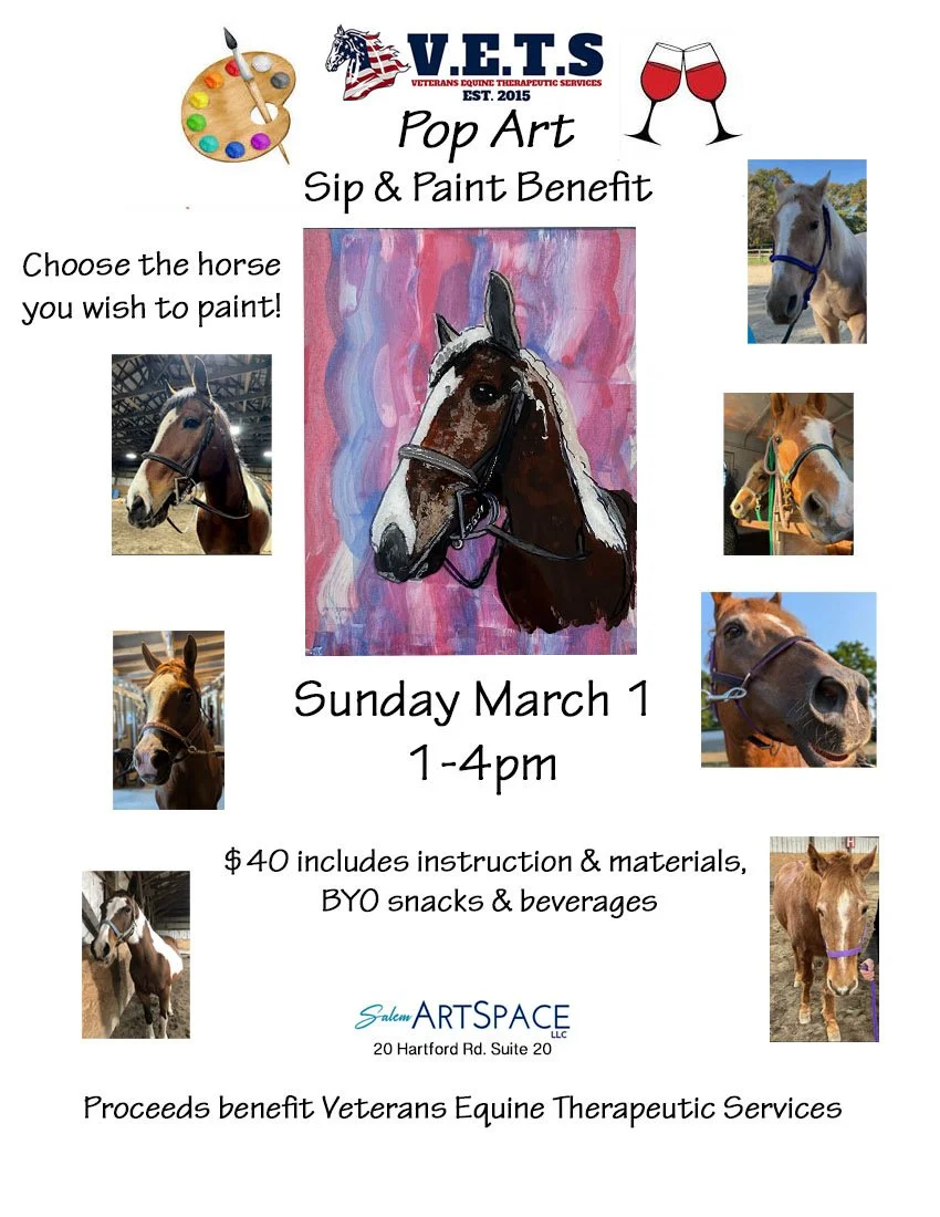 V.E.T.S Pop Art Sip &. Paint Benefit