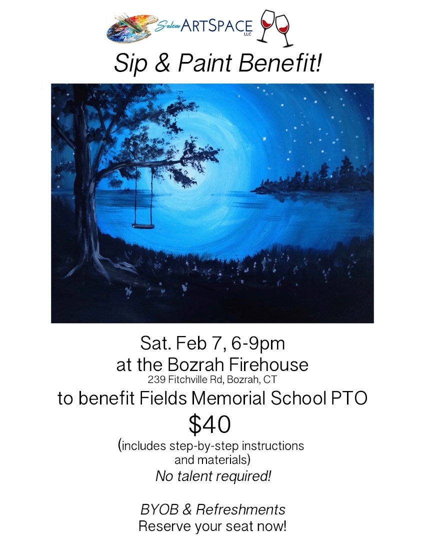 Sip & Paint Benefit for Fields Memorial School PTO