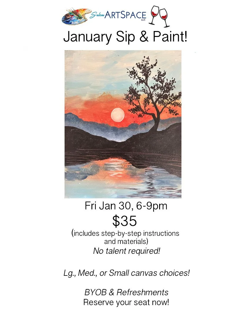 January Sip & Paint