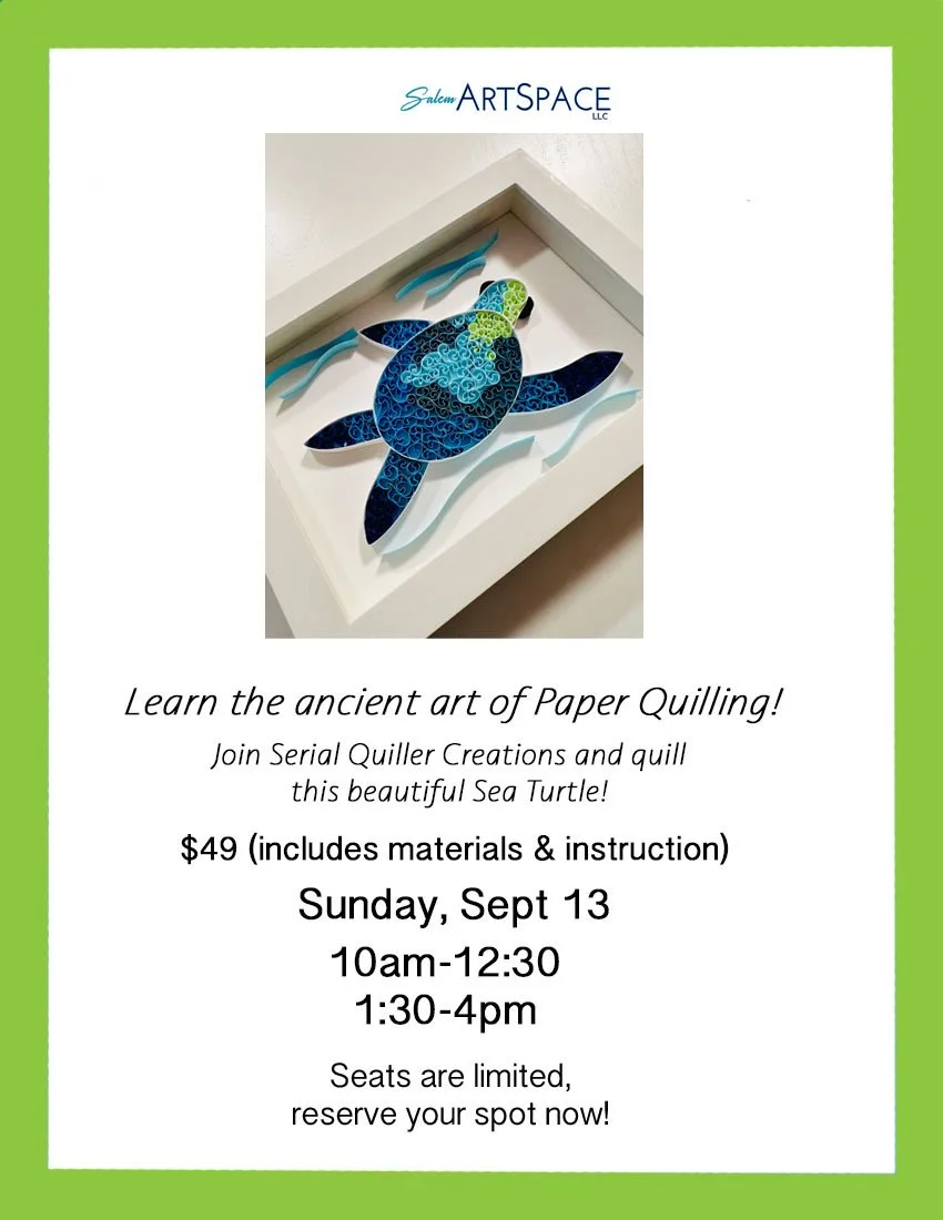Paper Quilling with Serial Quiller Creations 1:30PM-4PM