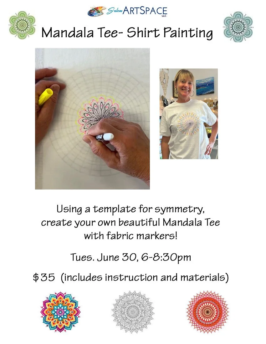 Mandala Tee-Shirt Painting