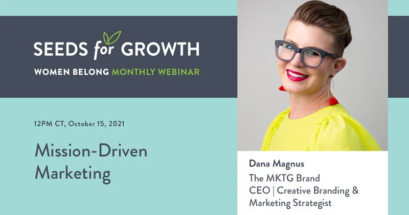 Seeds for Growth - Women Belong presents Seeds for Growth - Webinar