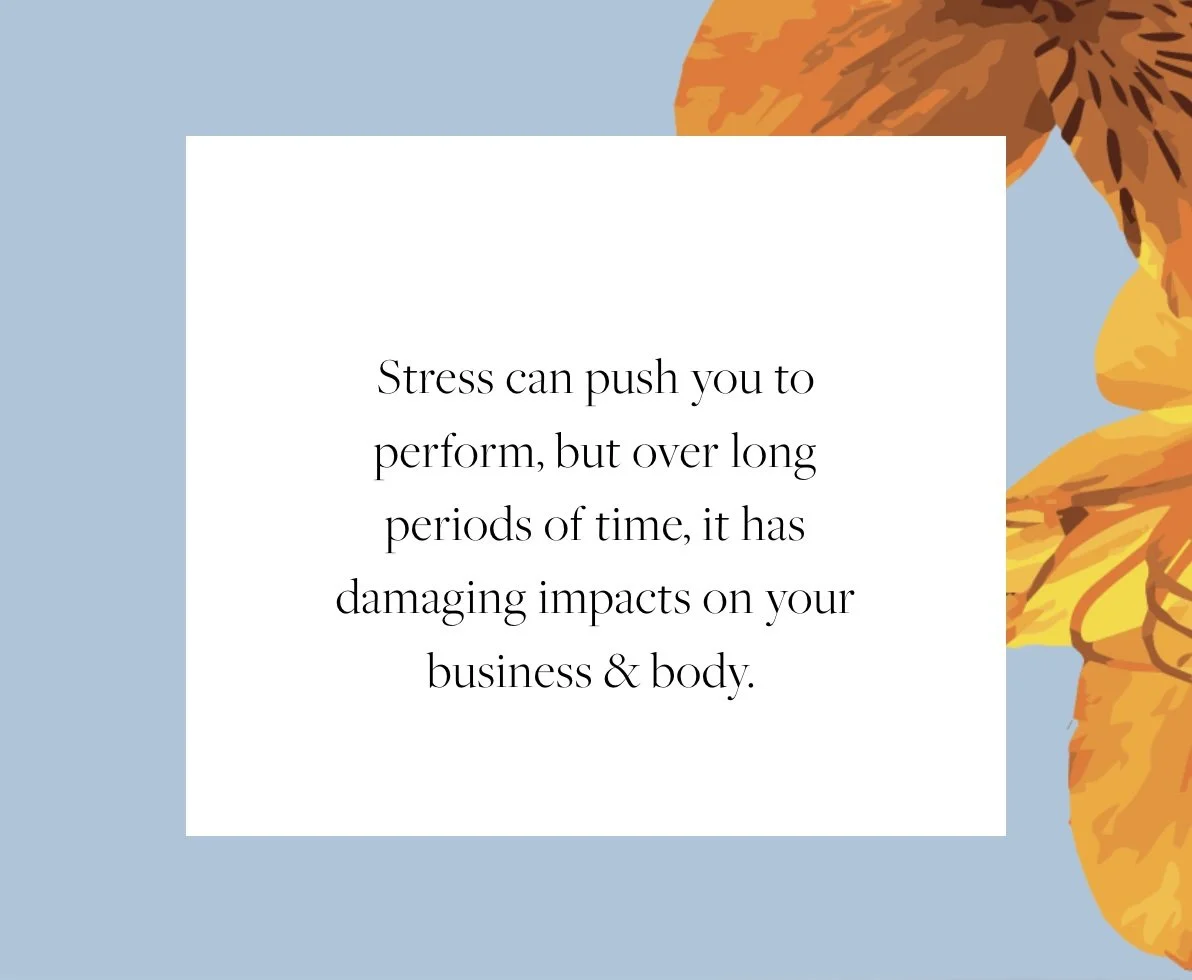 Intention to Eliminate Stressors